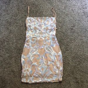 Lucy in the sky iridescent body comes dress